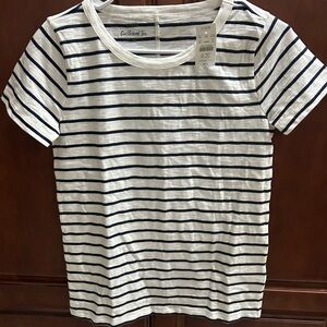 Girlfriend Tee Striped T-Shirt